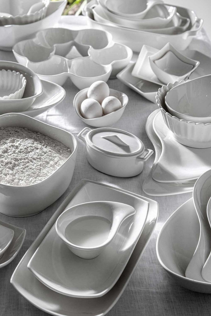 סדרת כלי פורצלן Simply White