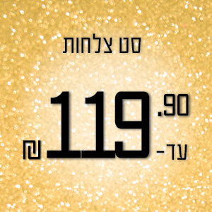 סט צלחות החל מ- 119.90 ₪