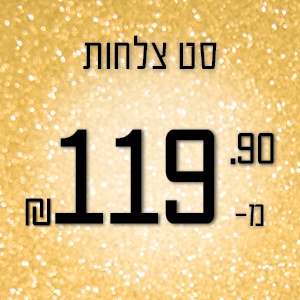 סט צלחות החל מ- 119.90 ₪