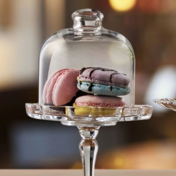 פעמון זכוכית על רגל לקינוח אישי - MINI PATISSERIE thumbnail