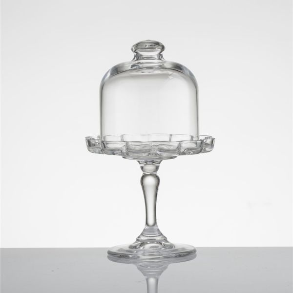 פעמון זכוכית על רגל לקינוח אישי - MINI PATISSERIE thumbnail