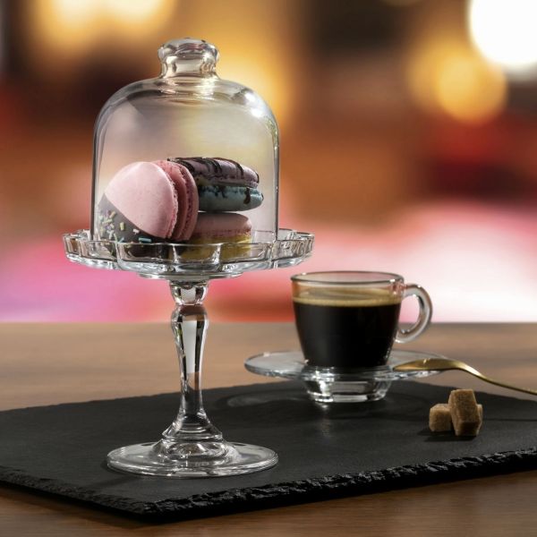 פעמון זכוכית על רגל לקינוח אישי - MINI PATISSERIE thumbnail