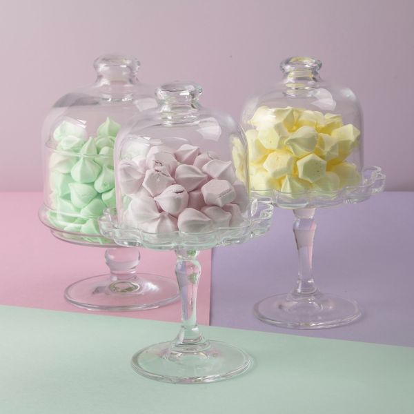 פעמון זכוכית על רגל לקינוח אישי - MINI PATISSERIE thumbnail