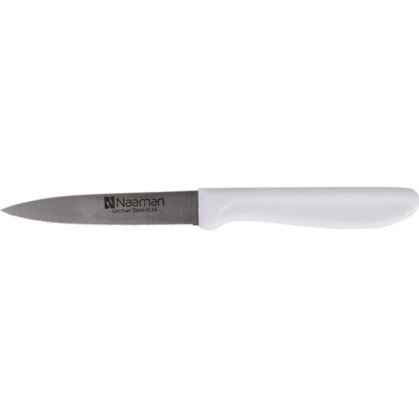 סכין מטבח משונן לבן