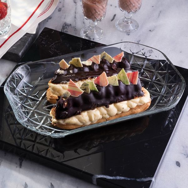 פלטת הגשה זכוכית 30 ס”מ - סדרת TIMELESS