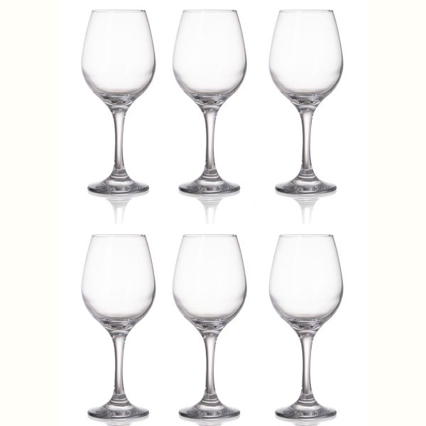 סט 6 גביעי יין זכוכית AMBER thumbnail