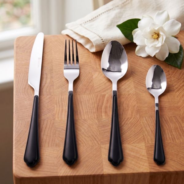סכו”ם נירוסטה ידית פלסטיק Chess
