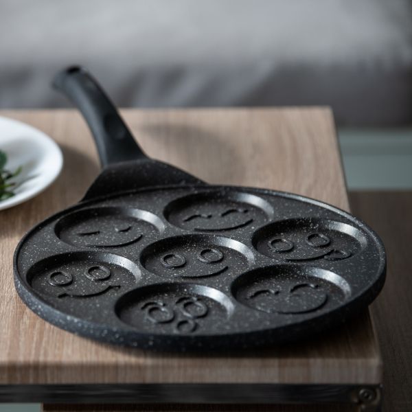 מחבת פנקייק 7 שקעים - סמיילי thumbnail