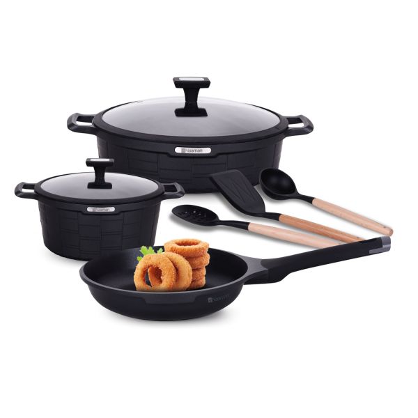 מערכת בישול 8 חלקים Black Wall thumbnail