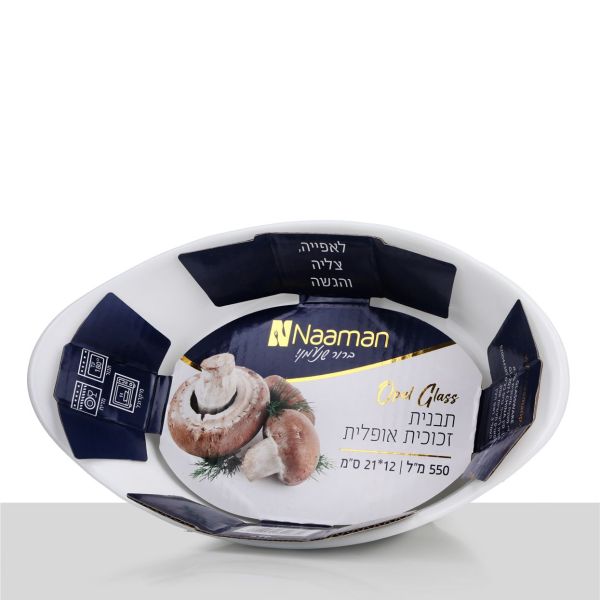 תבנית אובלית זכוכית סדרת Opal thumbnail