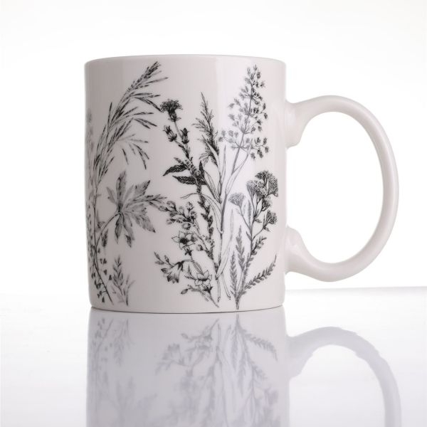 מאג 380 מ”ל – דגם פרחים פורצלן סדרת Casual