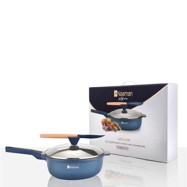 מארז בישול 4 חלקים - כולל מסננת אידוי
