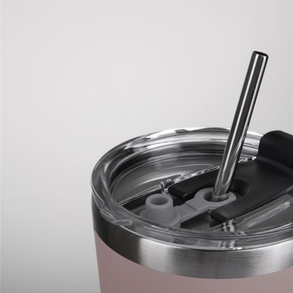 כוס תרמית עם קש סדרת Splash