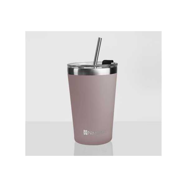 כוס תרמית עם קש סדרת Splash