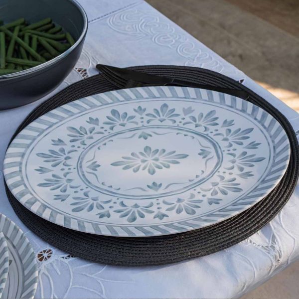 פלטת הגשה אובלית מלמין סדרת Mykonos thumbnail