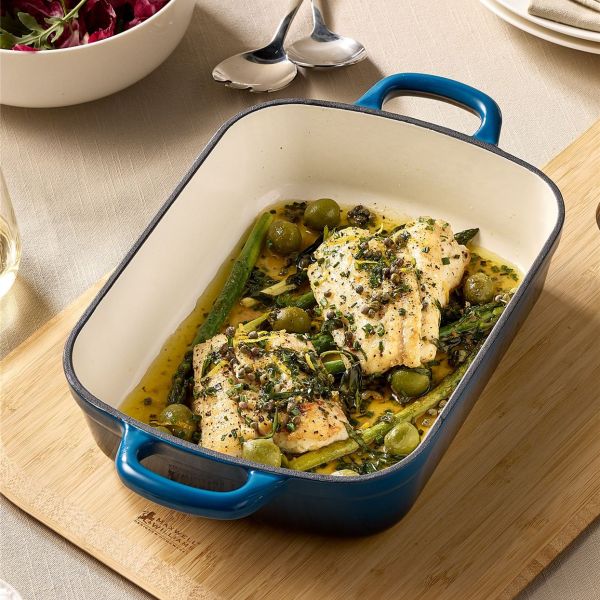 תבנית יציקת ברזל 3 ליטר Cast Iron – כחול