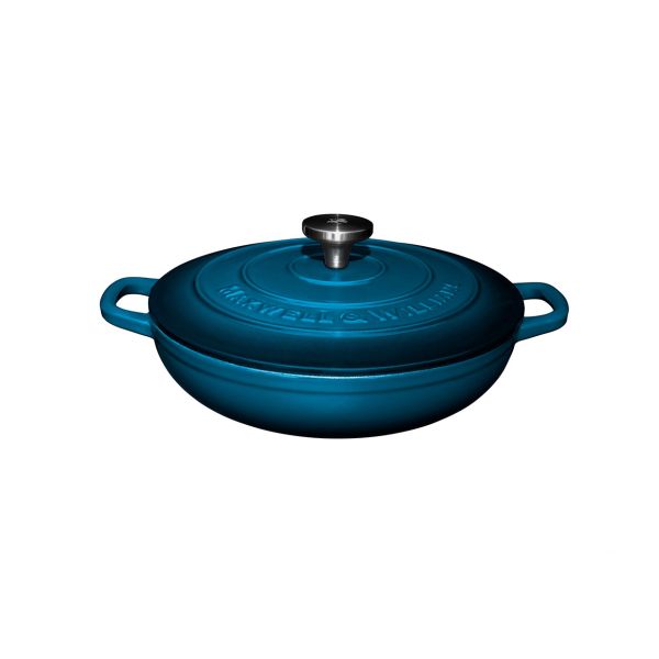 סוטאז יציקת ברזל 3 ליטר סדרת Cast Iron – כחול thumbnail