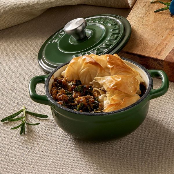 סיר קוקוט יציקת ברזל 260 מ”ל מסדרת Cast Iron – ירוק