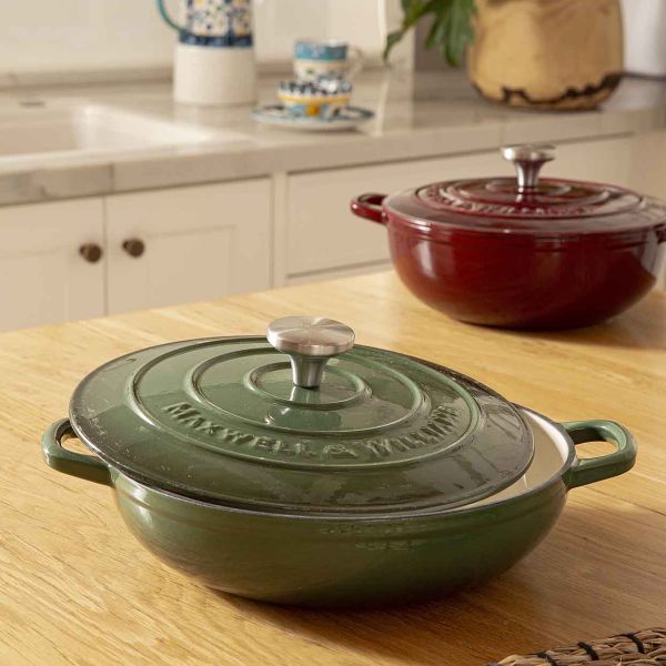 סוטאז יציקת ברזל 3 ליטר סדרת Cast Iron – ירוק