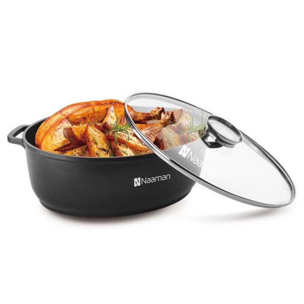 סיר קדירה אובלי לחמין - 12 ליטר