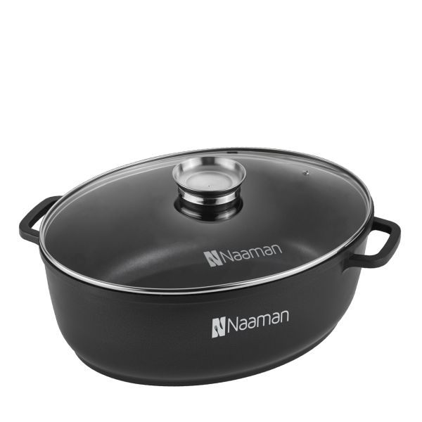 סיר קדירה אובלי לחמין - 12 ליטר