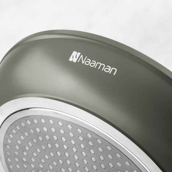 מחבת אלומיניום 24 ס”מ ירוק זית סדרת Americano thumbnail