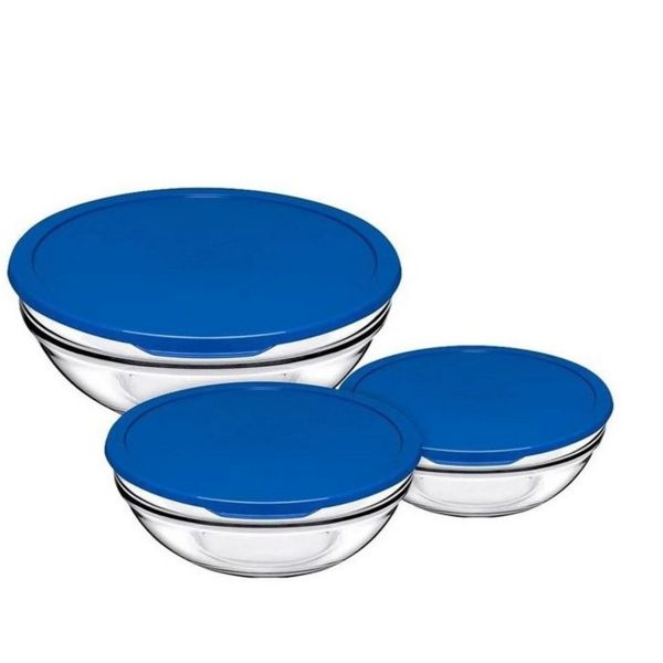 סט קופסאות אחסון זכוכית