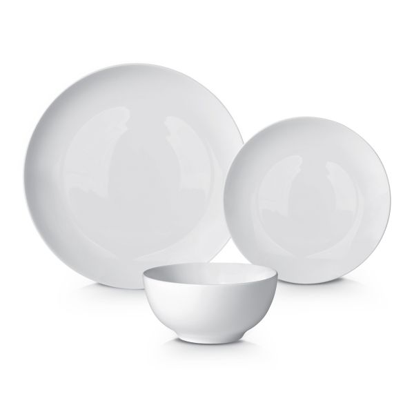 סט צלחות פורצלן - Carolyn