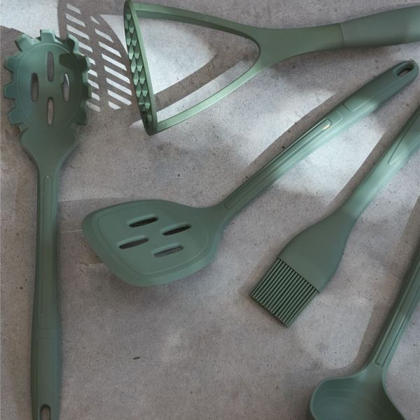 כף ספגטי סיליקון 32 ס”מ ירוק KITCHEN TWIST