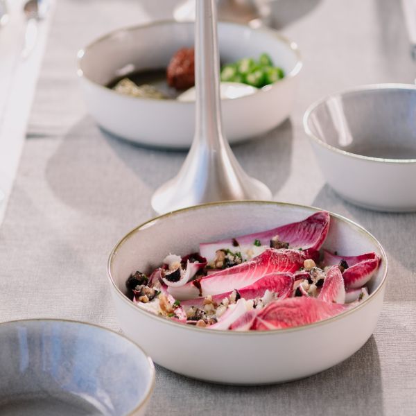 קערת הגשה פורצלן - Nina אפור