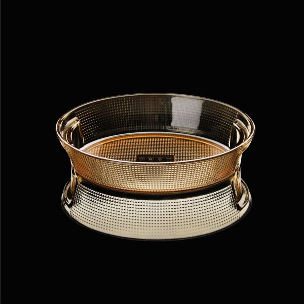 תבנית אובלית זכוכית ענבר