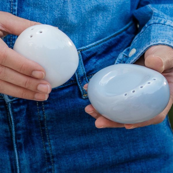 סט מלח פלפל פורצלן - OPALITE