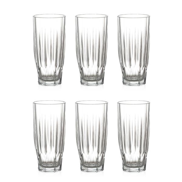 סט כוסות זכוכית בעיצוב מובלט thumbnail