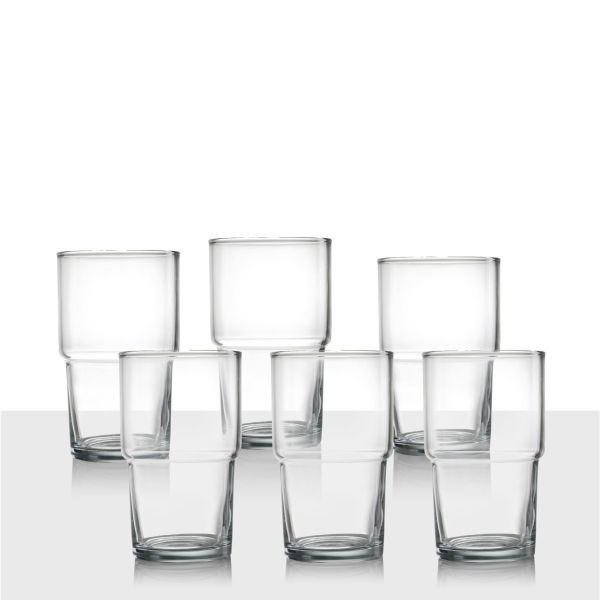 סט כוסות זכוכית - לונג