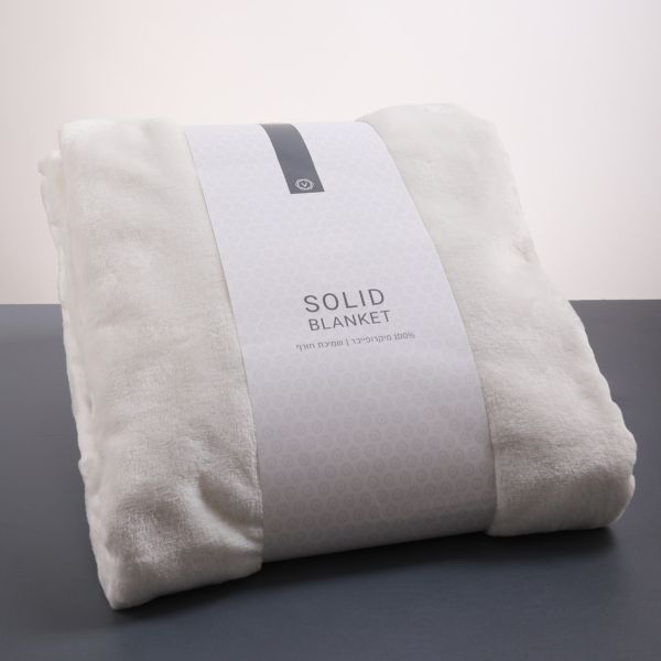 שמיכת מעבר מיקרופייבר - Solid