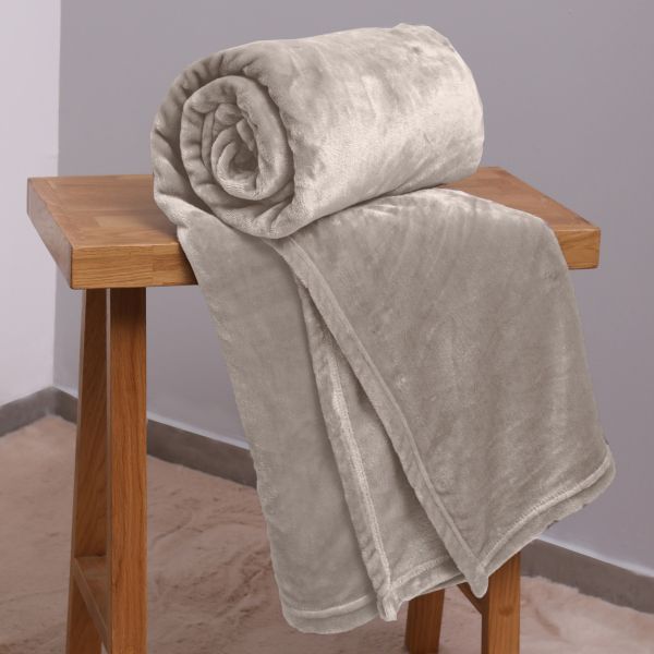 שמיכת מעבר מיקרופייבר - Solid