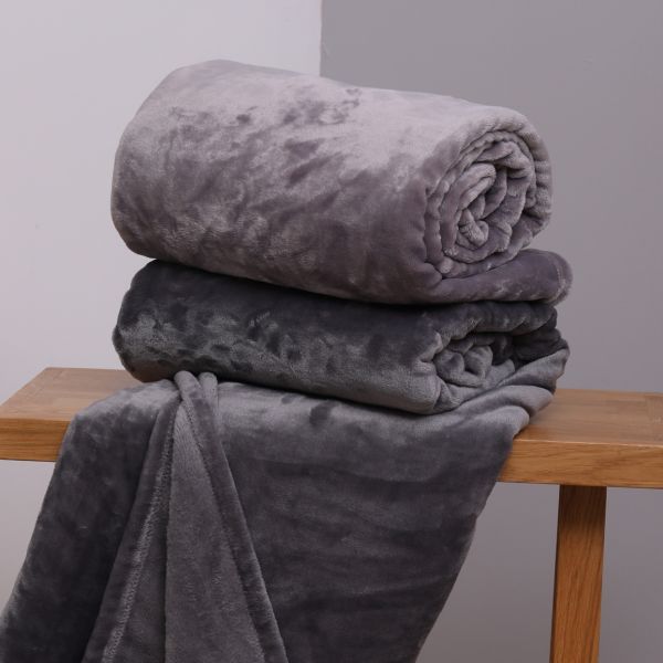 שמיכת מעבר מיקרופייבר - Solid