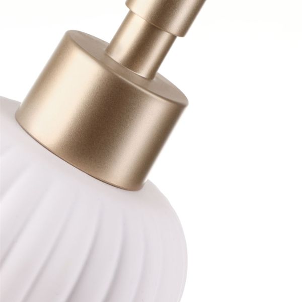 סט אמבטיה קרמיקה – דיספנסר וכוס מעוצבים Soho