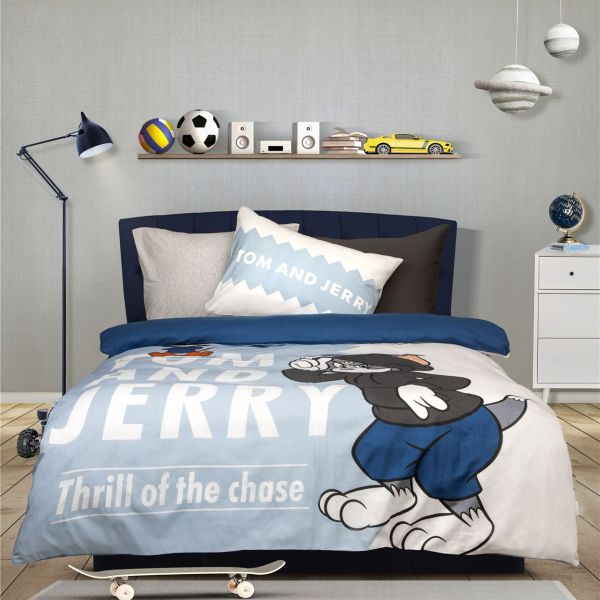 סט מצעי כותנה לילדים - טום וג’רי Sneaky