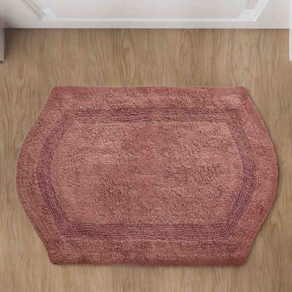 שטיח אמבטיה בורדו 50/80 ס”מ כותנה - Soho