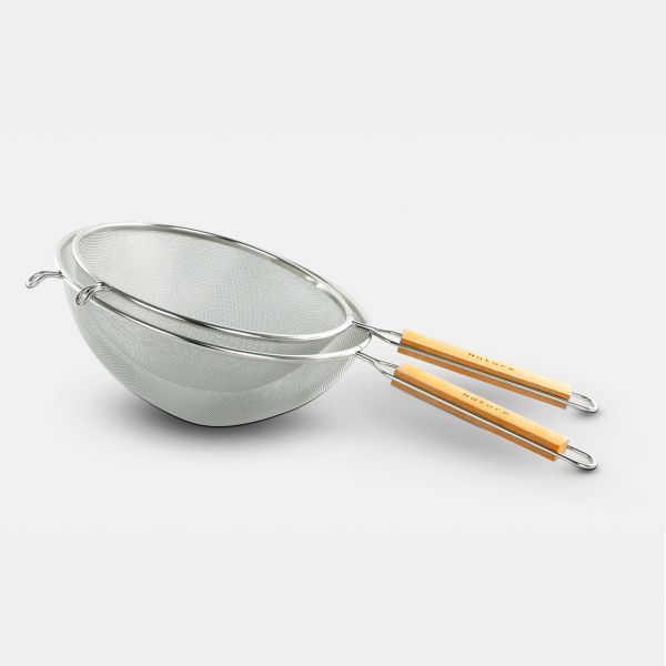 מסננת ידית עץ