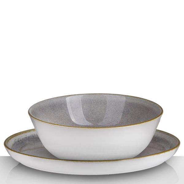 סדרת כלי הגשה פורצלן - Nina אפור