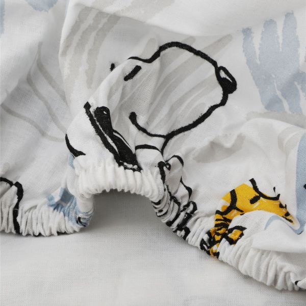 מצעים לתינוקות כותנה Snoopy Rest