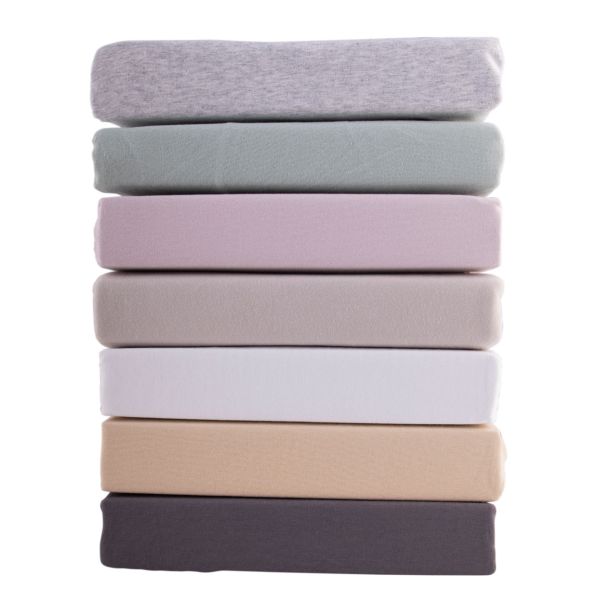 סדרת מצעי מיקס ג’רסי - לבן