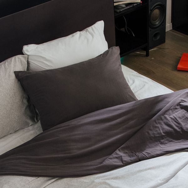 סדרת מצעי מיקס ג’רסי - אפור