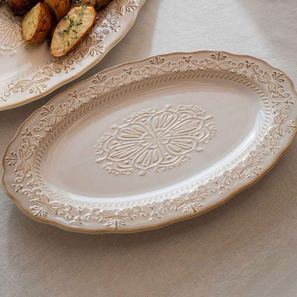 פלטת הגשה אובלית סדרת Samara