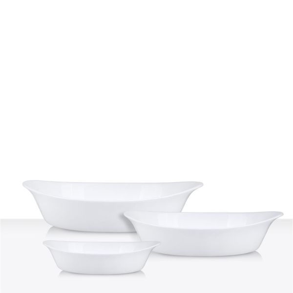 תבנית אובלית זכוכית סדרת Opal