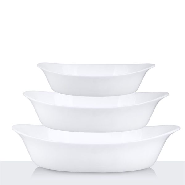 תבנית אובלית זכוכית סדרת Opal