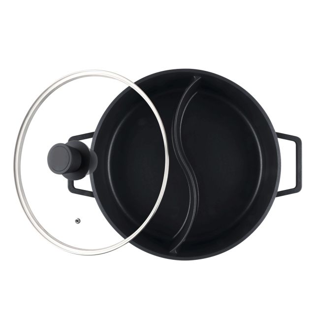 סיר מחולק לבישול והגשה