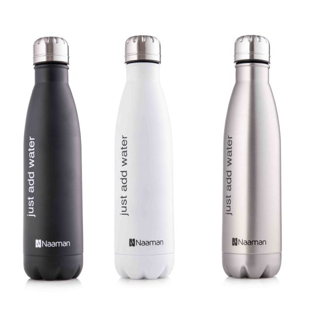 בקבוק מים נירוסטה - צבע רנדומלי